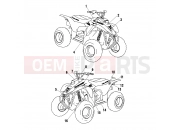 POLARIS SCRAMBLER 90 (A02EA09CA) DECALS - A02EA09CA/CB/CC (4970857085C04) | DECALS - A02EA09CA/CB/CC (4970857085C04)