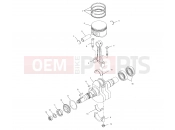 POLARIS TRAIL BOSS - A02CA32AA/AB CRANKSHAFT AND PISTON