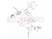 POLARIS TRAIL BOSS - A02CA32AA/AB REAR CALIPER MOUNTING