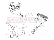 POLARIS VIRAGE I (W025101D) EXHAUST SYSTEM