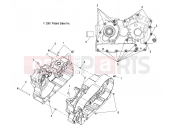 VICTORY TOURING CRUISER ALL OPTIONS (V02TB16) ENGINE | ENGINE, CRANKCASE - V02TB16/ALL OPTIONS (4976347634C10)