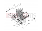 VICTORY TOURING CRUISER ALL OPTIONS (V02TB16) ENGINE | ENGINE, MOUNTING - V02TB16/ALL OPTIONS (4976287628C07)