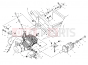 Polaris 2001 ATV TRAIL BLAZER (A01BA25CA) ENGINE MOUNTING