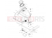 Polaris 2001 ATV TRAIL BLAZER (A01BA25CA) FUEL TANK