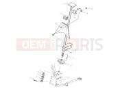 Polaris 2001 ATV TRAIL BLAZER (A01BA25CA) STEERING POST
