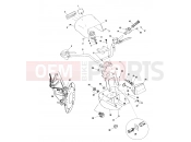 POLARIS DIESEL (A10CH46CA) HANDLEBAR and HEADLIGHT POD