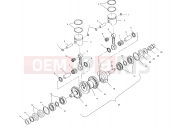 POLARIS VIRAGE (W015197D) CRANKSHAFT and PISTON