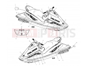 POLARIS VIRAGE (W015197D) DECALS