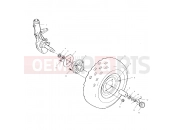 POLARIS TRAIL BOSS (A00AA32AB) FRONT WHEEL