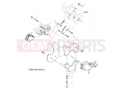 POLARIS TRAIL BOSS (A00AA32CA) REAR CALIPER MOUNTING