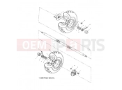 POLARIS TRAIL BOSS (A00AA32CA) REAR WHEEL