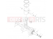POLARIS TRAIL BLAZER (A00BA25CA) CRANKSHAFT and PISTON