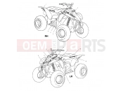 POLARIS TRAIL BLAZER (A00BA25CA) DECALS