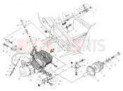 POLARIS TRAIL BLAZER (A00BA25CA) ENGINE MOUNTING