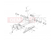 POLARIS TRAIL BLAZER (A00BA25CA) SWING ARM/SHOCK MOUNTING