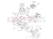 POLARIS SCRAMBLER 400 (A00BG38CA) CRANKCASE and CYLINDER