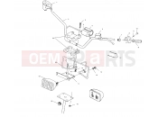 POLARIS SCRAMBLER 400 (A00BG38CA) HANDLEBAR/HEADLIGHT