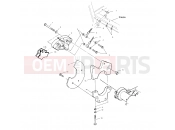 POLARIS SCRAMBLER 400 (A00BG38CA) REAR CALIPER MOUNTING