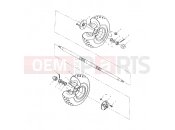 POLARIS SCRAMBLER 400 (A00BG38CA) REAR WHEEL