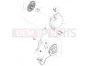 POLARIS SCRAMBLER 400 (A00BG38CA) RECOIL STARTER