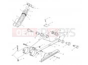 POLARIS SCRAMBLER 400 (A00BG38CA) SWING ARM/SHOCK MOUNTING