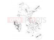 POLARIS DIESEL (A00CH46CA) HANDLEBAR and HEADLIGHT POD