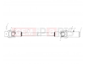 POLARIS DIESEL (A00CH46CA) PROP SHAFT