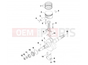 POLARIS XPEDITION 325 (A00CK32AB) CRANKSHAFT and PISTON