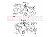 POLARIS XPEDITION 325 (A00CK32AB) DECALS