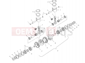POLARIS SLH (W004673D) CRANKSHAFT and PISTON