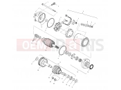 POLARIS SLH (W004673D) STARTING MOTOR