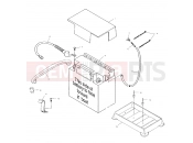 POLARIS GENESIS (W005099D) BATTERY BOX