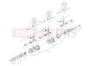 POLARIS GENESIS (W005099D) CRANKSHAFT and PISTON