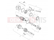 POLARIS GENESIS (W005099D) STARTING MOTOR