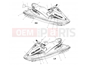 POLARIS VIRAGE (W005197D) DECALS
