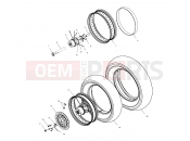 VICTORY SPECIAL EDITION (V00CB15DAS) WHEELS | WHEELS, FRONT - V00CB15DAS (4960146014A014)
