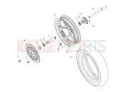VICTORY STANDARD CRUISER (V00CB15DD) WHEELS | WHEELS, FRONT - V00CB15DC (4952565256A013)