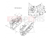 VICTORY SPORT CRUISER (V00CS15DE) ENGINE | ENGINE, CRANKCASE - V00CS15LE (4952565256C004)
