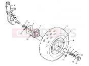 POLARIS TRAIL BOSS (A99AA25CA) FRONT WHEEL