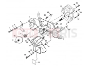 POLARIS TRAIL BOSS (A99AA25CA) GEARCASE/BRAKE MOUNTING