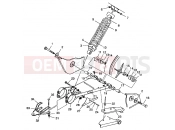POLARIS TRAIL BOSS (A99AA25CA) SWING ARM/SHOCK MOUNTING