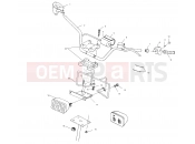 POLARIS SCRAMBLER 400 (A99BG38CB) HANDLEBAR/HEADLIGHT