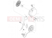 POLARIS SCRAMBLER 400 (A99BG38CB) RECOIL STARTER