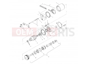 POLARIS SCRAMBLER 400 (A99BG38CB) STARTING MOTOR