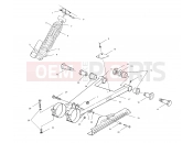 POLARIS SCRAMBLER 400 (A99BG38CB) SWING ARM/SHOCK MOUNTING