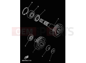 YAMAHA YN50 NEO'S (5ADR) 2000 TRANSMISSION