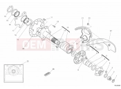 DUCATI Multistrada 1000 S HUB, REAR WHEEL » REAR WHEEL
