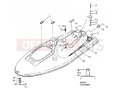 Polaris 1998 PWC SLTH (B984573) HULL and BODY - I984573 (4946554655a006) | HULL and BODY - I984573 (4946554655a006)