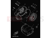 YAMAHA YH50 WHY (5JB4) 2000 AIR SHROUD & FAN