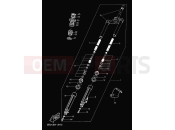 YAMAHA YH50 WHY (5JB4) 2000 FRONT FORK